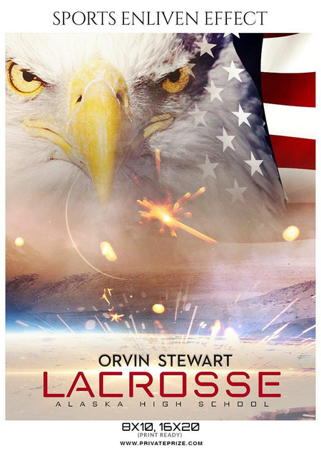 Orvin Stewart - lacrosse Sports Enliven Effect Photography Template - PrivatePrize - Photography Templates