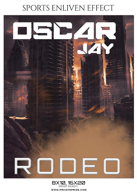 OSCAR JAY-RODEO - SPORTS ENLIVEN EFFECT - Photography Photoshop Template