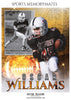 Oscar Williams - Football Memory Mate Photoshop Template - PrivatePrize - Photography Templates