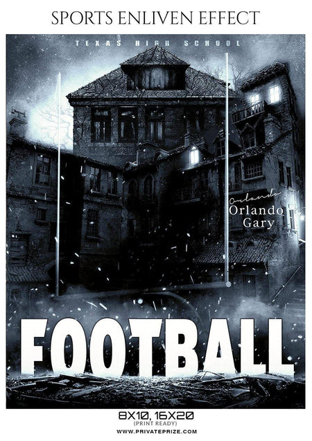 Orlando Gary - Football Sports Enliven Effect Photography Template - PrivatePrize - Photography Templates