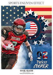 Parker Copper - Football Sports Enliven Effects Photography Template