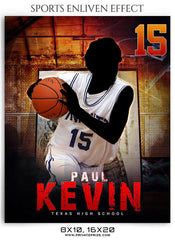 Paul Kevin Basketball Sports Photography- Enliven Effects