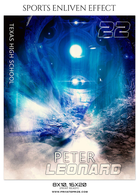 PETER LEONARD-LACROSSE- SPORTS ENLIVEN EFFECT - Photography Photoshop Template