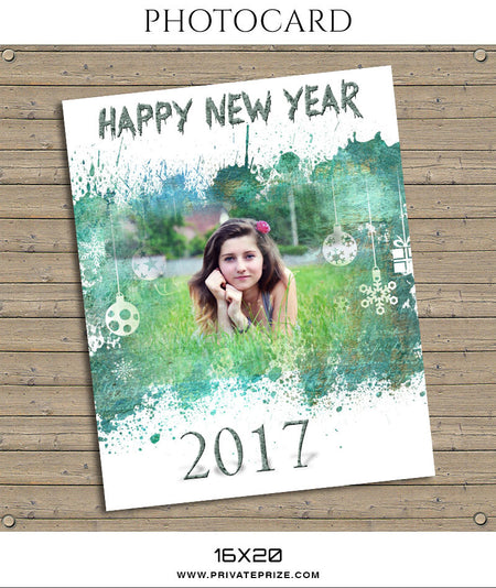 Holiday Cheer Christmas-Photocard - Photography Photoshop Template