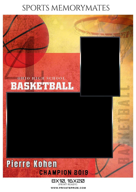 Pierre Kohen - Basketball Sports Memory Mates Photography Template - PrivatePrize - Photography Templates