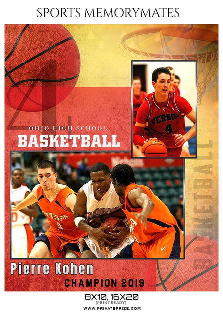 Pierre Kohen - Basketball Sports Memory Mates Photography Template - PrivatePrize - Photography Templates