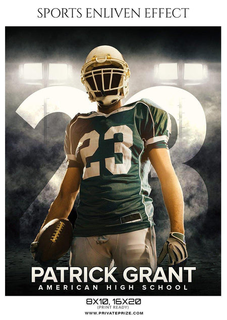 Patrick Grant - Football Sports Enliven Effect Photography Template - PrivatePrize - Photography Templates