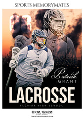 Patrick Grant - Lacrosse Memory Mate Photoshop template