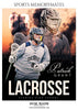 Patrick Grant - Lacrosse Memory Mate Photoshop template - PrivatePrize - Photography Templates