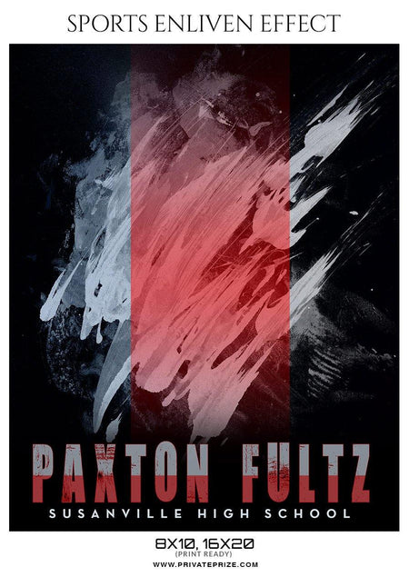 Paxton Fultz  - Baseball Enliven Effect - PrivatePrize - Photography Templates
