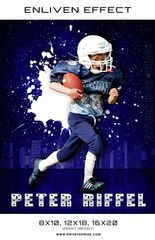 Peter Oregon High School Football Sports Template -  Enliven Effects