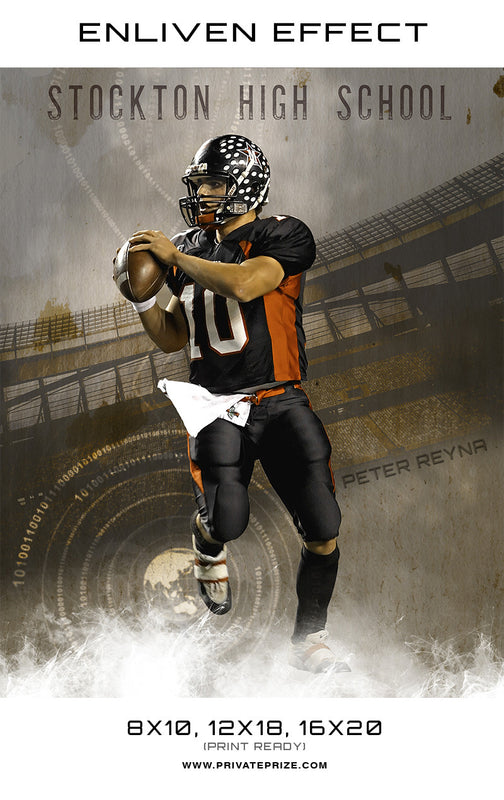 Peter Stockton High School Sports- Enliven Effects - Photography Photoshop Templates