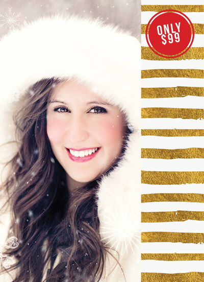 Winter Mini Session Flyer Template for Photographers - Photography Photoshop Templates