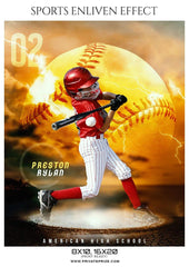 Preston Rylan - Baseball Sports Enliven Effect Photography Template