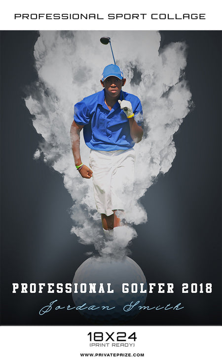 Professional Sports Golf- Enliven Effects - Photography Photoshop Template