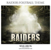Raiders - Football Themed Sports Photography Template - PrivatePrize - Photography Templates