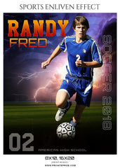 Randy Fred - Soccer Enliven Sports Photography Template