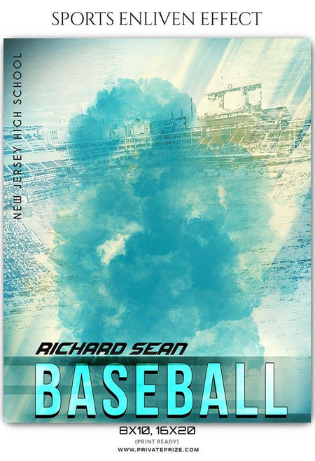 Richard Sean - Baseball Sports Enliven Effects Photography Template - PrivatePrize - Photography Templates