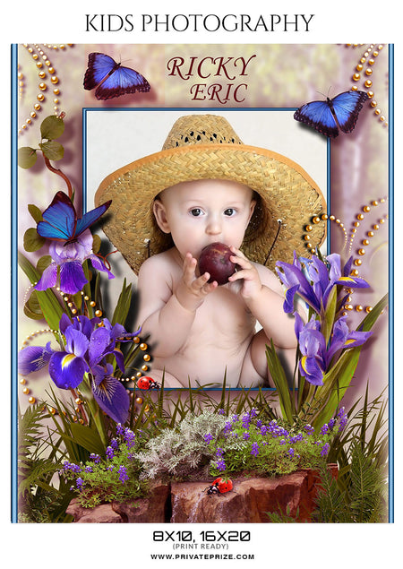 RICKY ERIC- KIDS PHOTOGRAPHY - Photography Photoshop Template
