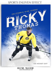 Ricky Thomas Ice Hockey Sports Photography- Enliven Effects