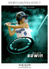 RILEY EDWIN-SOFTBALL SPORTS ENLIVEN EFFECT - Photography Photoshop Template