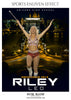 RILEY LEO-CHEERLEADER- ENLIVEN EFFECT - Photography Photoshop Template