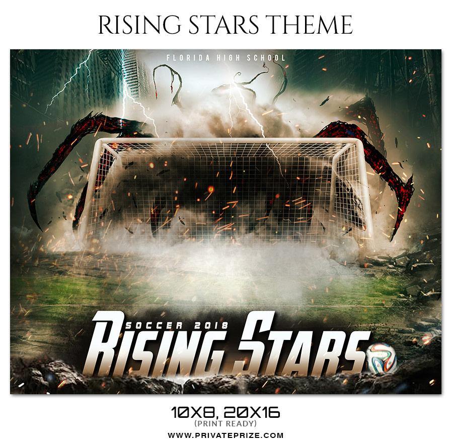 Football Rising Star Icon Rising Stars - Soccer Themed Sports Photography Template - PrivatePrize ...