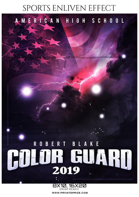 Robert Blake - Color Guard Enliven Effects Photography Template - PrivatePrize - Photography Templates