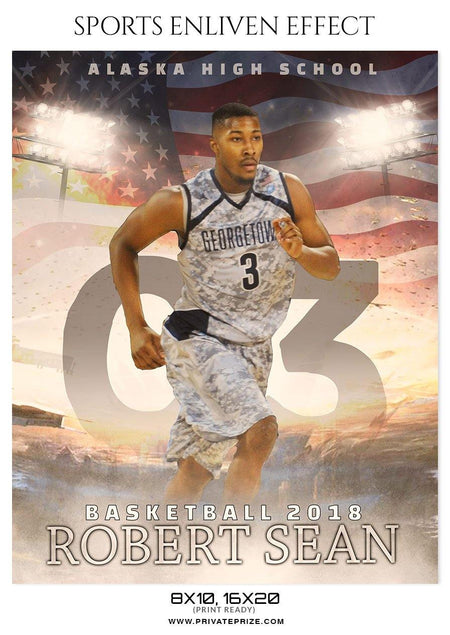 Robert Sean - Basketball Sports Enliven Effects Photography Template - PrivatePrize - Photography Templates