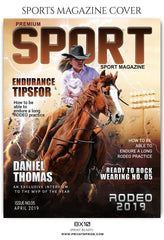 Rodeo - Sports Photography Magazine Cover templates