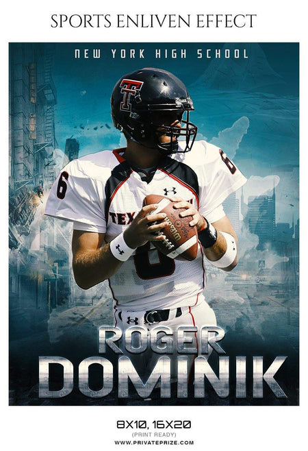 Roger Dominik  - Football Sports Enliven Effects Photography Template - PrivatePrize - Photography Templates