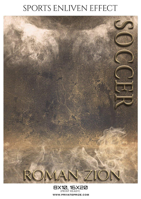 Roman Zion - Soccer Sports Enliven Effects Photography Template - PrivatePrize - Photography Templates