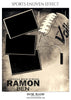 RAMON BEN FOOTBALL - SPORTS MEMORY MATES - Photography Photoshop Template