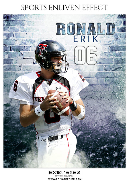 RONALD-ERIK-FOOTBALL- SPORTS ENLIVEN EFFECT - Photography Photoshop Template