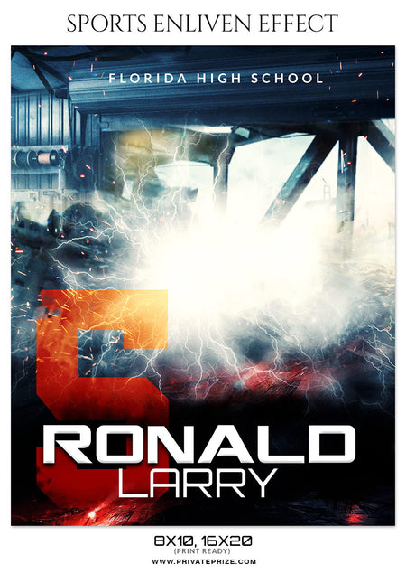 RONALD LARRY - LACROSSE SPORTS PHOTOGRAPHY - Photography Photoshop Template