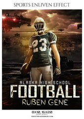 Ruben Gane - Football Sports Enliven Effects Photoshop Template