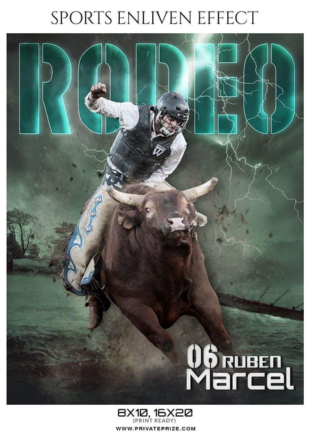 Ruben Marcel - Rodeo Sports Enliven Effects Photography Template - PrivatePrize - Photography Templates