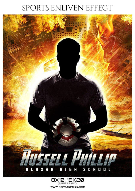 Russell Phillip - Soccer Sports Enliven Effect Photography Template - PrivatePrize - Photography Templates