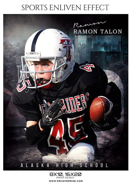 Ramon Talon - Football Sports Enliven Effect Photography Template - PrivatePrize - Photography Templates