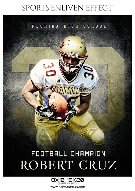 Robert Cruz - Football Sports Enliven Effect Photography Template - PrivatePrize - Photography Templates