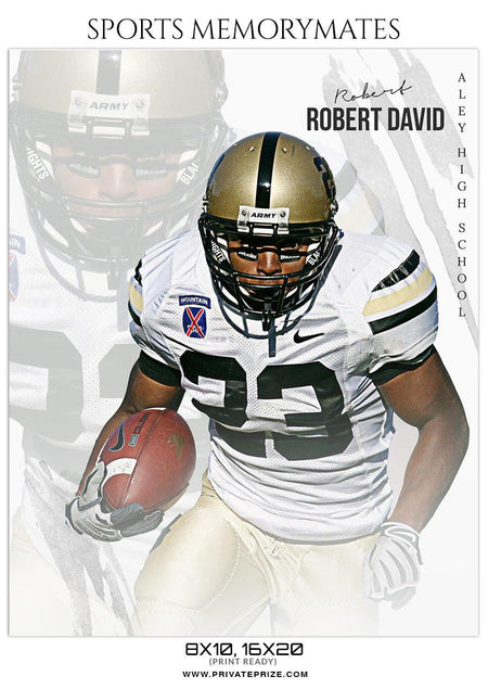 Robert David - Football Memory Mate Photoshop Template - PrivatePrize - Photography Templates