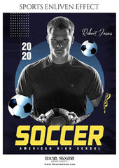 Robert Jesus - Soccer Sports Enliven Effect Photography Template