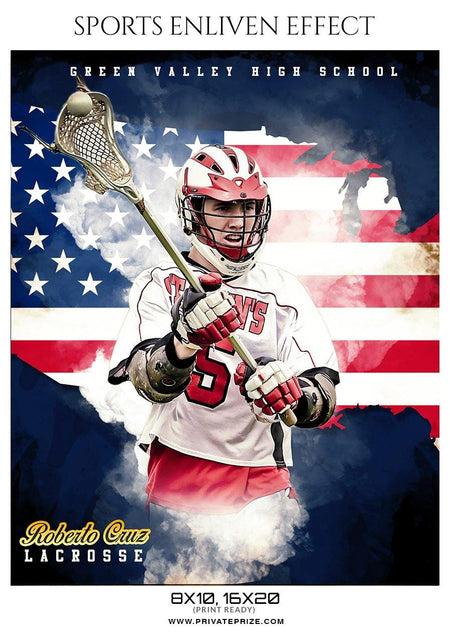 Roberto Cruz -Lacrosse Sports Enliven Effect Photography Template - PrivatePrize - Photography Templates