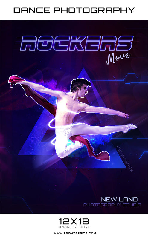 Rockers Dance Photography - Enliven Effects Photoshop Template - Photography Photoshop Template