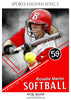 Rosalie Martin - Softball Sports Enliven Effect Photography template - PrivatePrize - Photography Templates