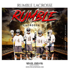 Rumble - Lacrosse Themed Sports Photography Template