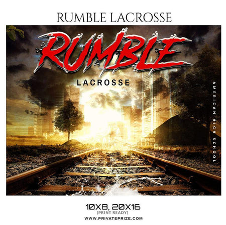 Rumble - Lacrosse Themed Sports Photography Template - PrivatePrize - Photography Templates