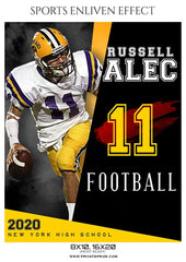 Russell Alec - Football Sports Enliven Effect Photography Template