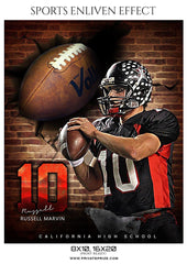Russell Marvin - Football Sports Enliven Effect Photography Template