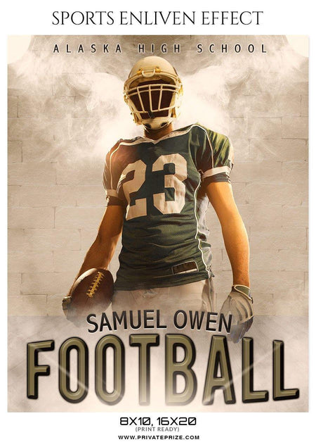 Samuel Owen - Football Sports Enliven Effect Photography Template - PrivatePrize - Photography Templates